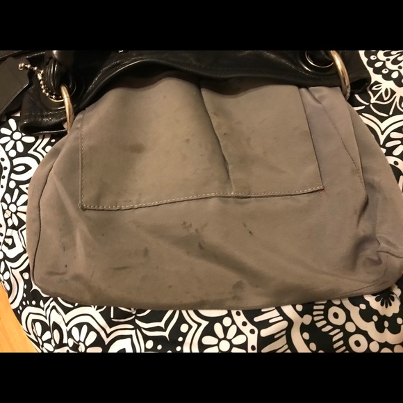 Authentic Coach Hobo in Black Canvas - Picture 6 of 8